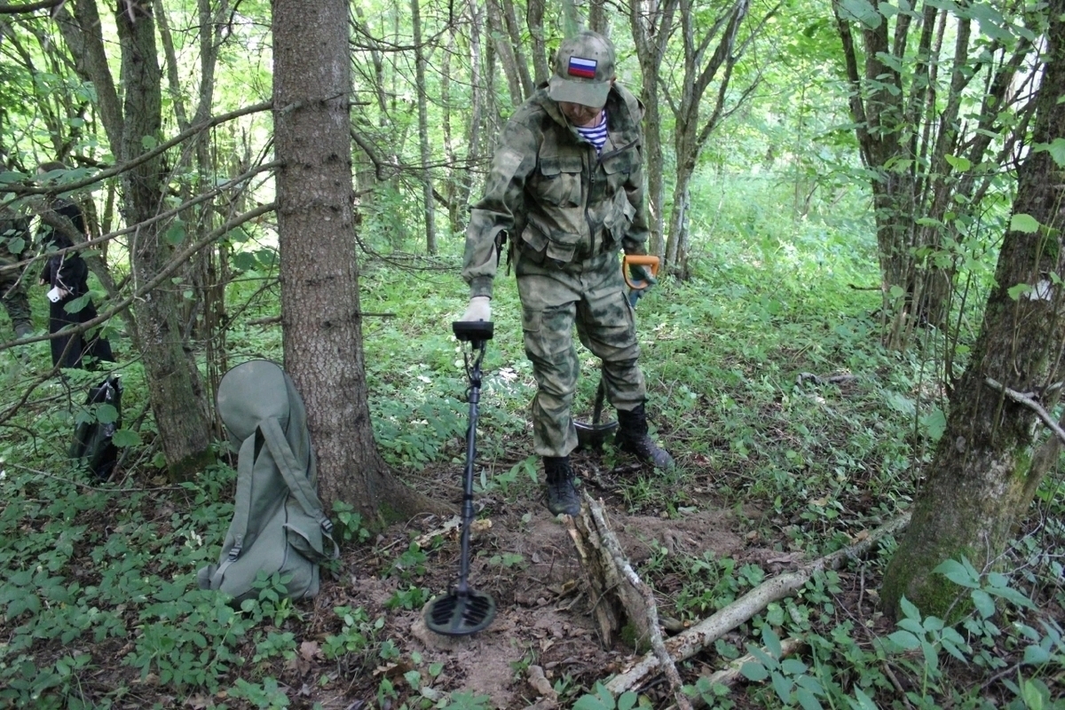 Калужские поисковики нашли останки 34 солдат на Смоленщине