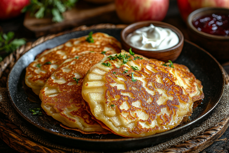 Дольки яблок и щепотка манки — к чаю подаю драники нежнее облака: этот рецепт повторяю каждый август