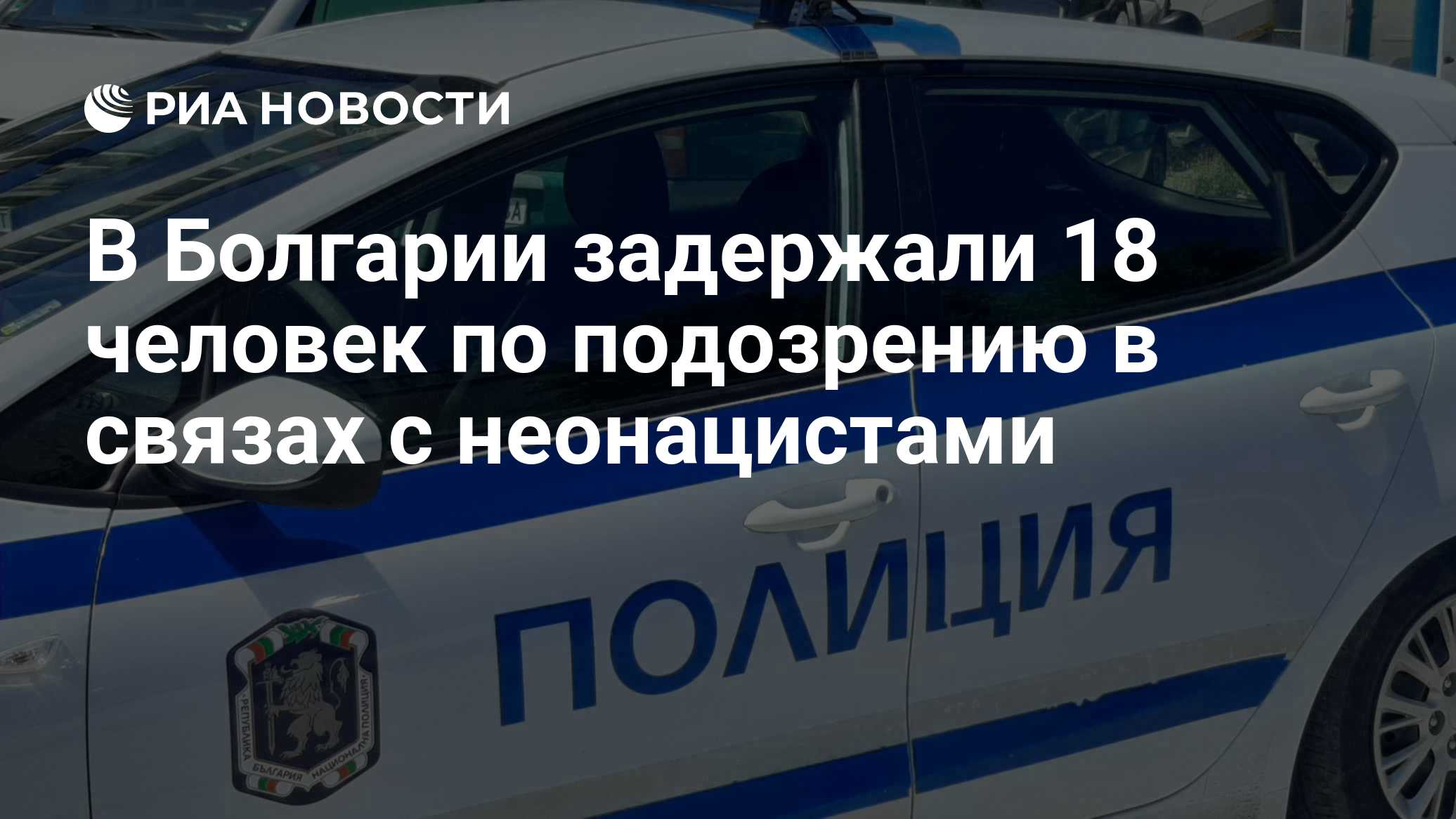 В Болгарии задержали 18 человек по подозрению в связах с неонацистами