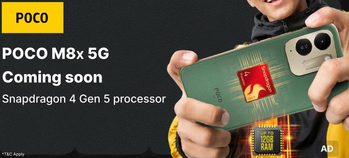 Новый смартфон Xiaomi с большим экраном и батареей 6000 мАч — дешевле 200 долларов. Рассекречен Poco M8x