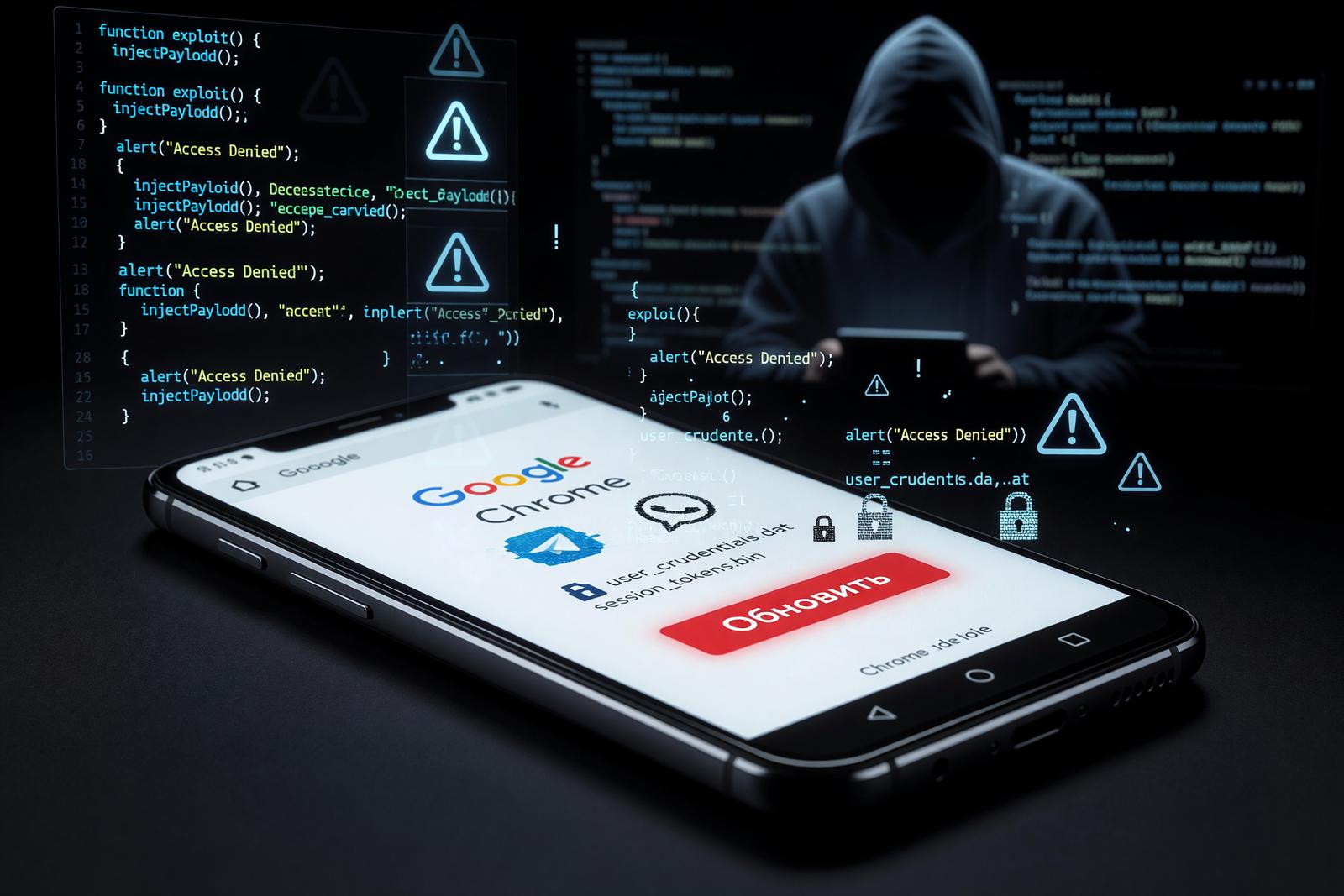 Шпион под видом под обновления Chrome атакует Android: под угрозой переписки и пароли