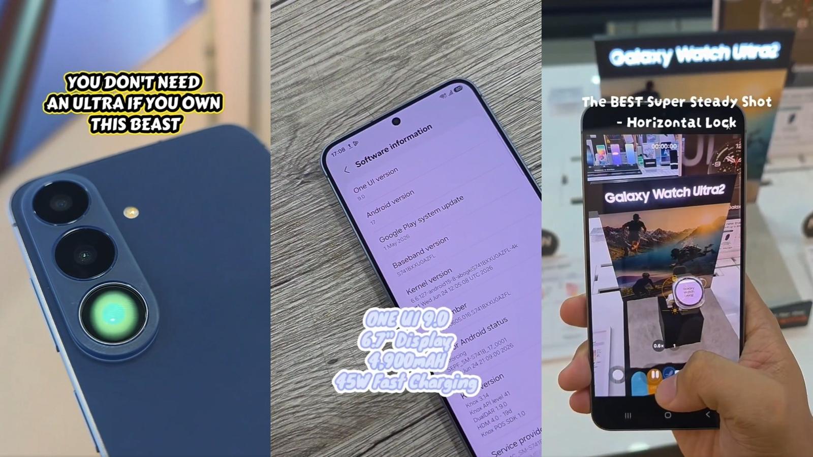 Работающий Samsung Galaxy S26 FE показали на видео за две недели до премьеры