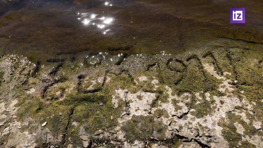 В Германии из-за засухи показались «камни голода» на реке Эльбе