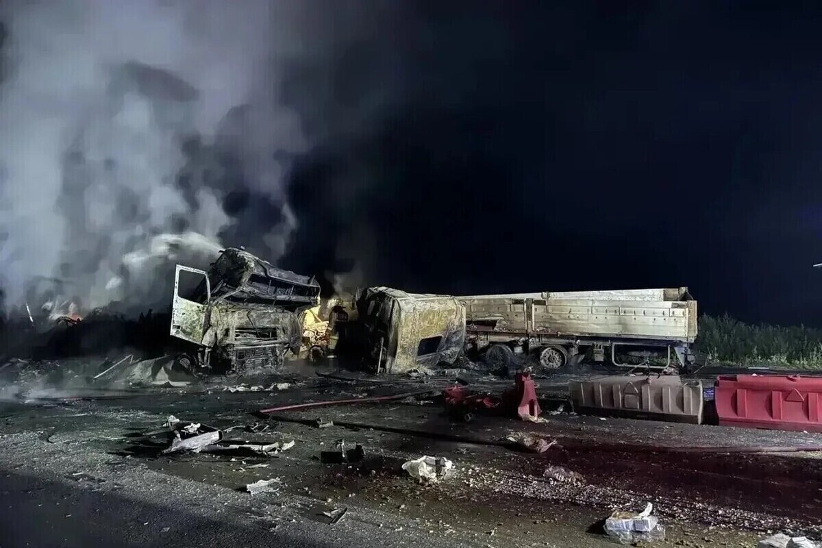 Полиция опубликовала фото с места трагического ДТП в Пронском районе