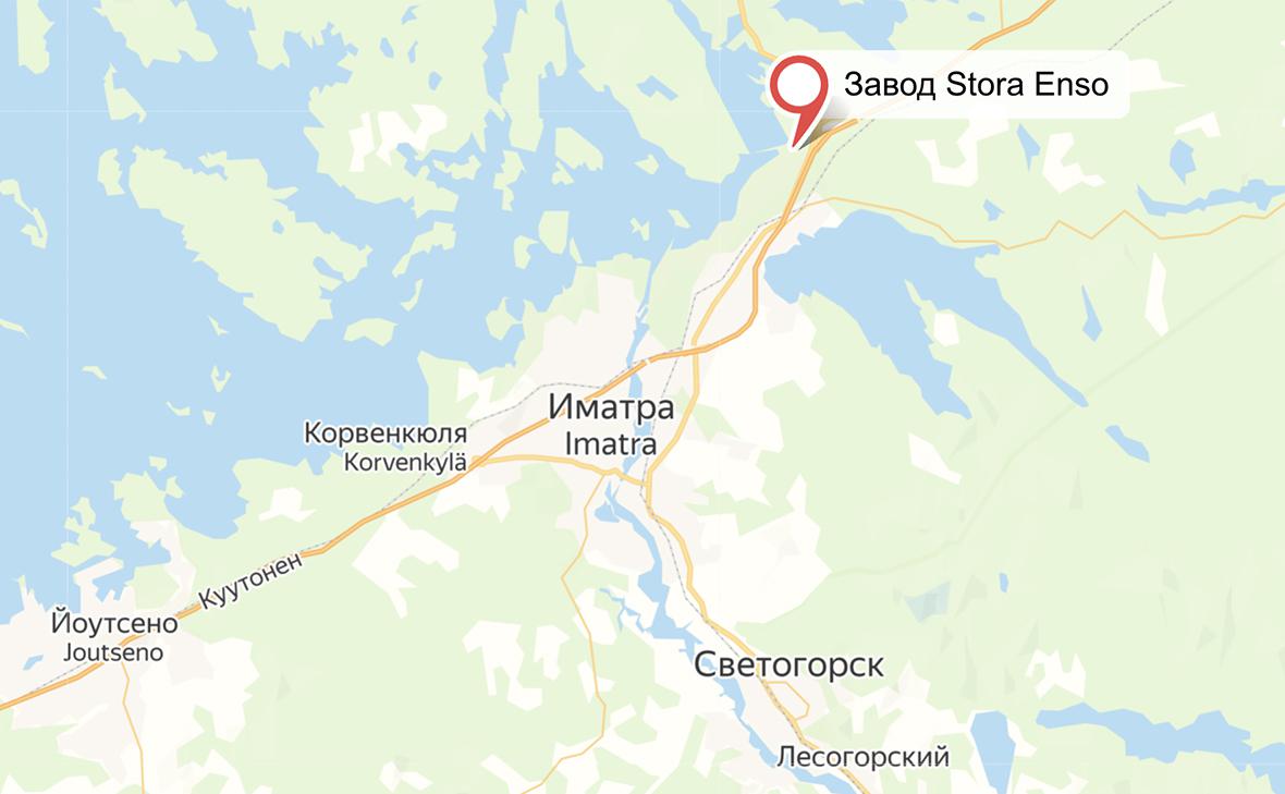 В Финляндии на заводе недалеко от границы с Россией прогремел взрыв