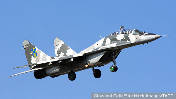 ВКС России сбили самолет МиГ-29 воздушных сил Украины