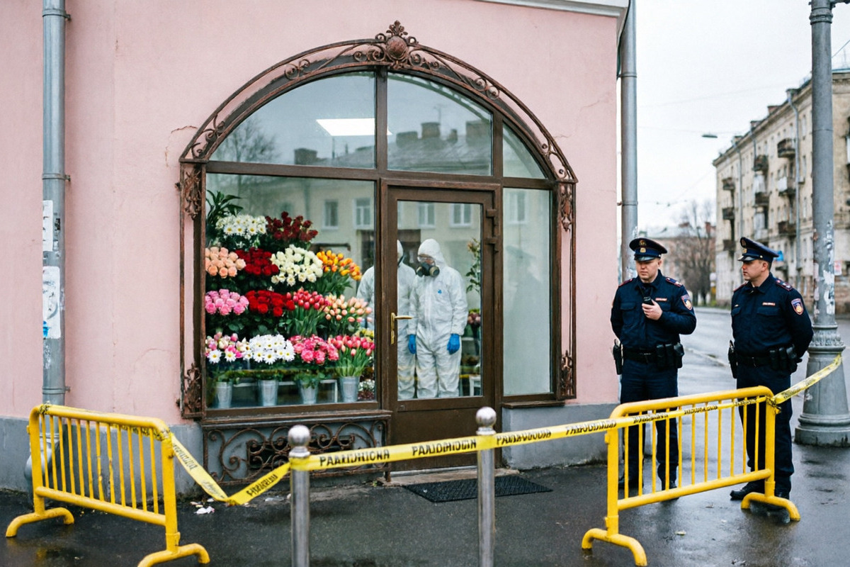 Россиянин зарезал бросившую его девушку в цветочном магазине