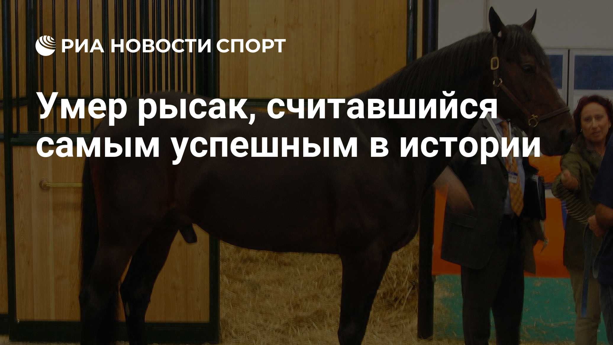 Умер рысак, считавшийся самым успешным в истории