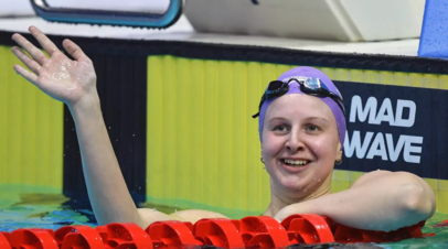 Чикунова — о награждении на ЧЕ: странно стоять и видеть флаг European Aquatics