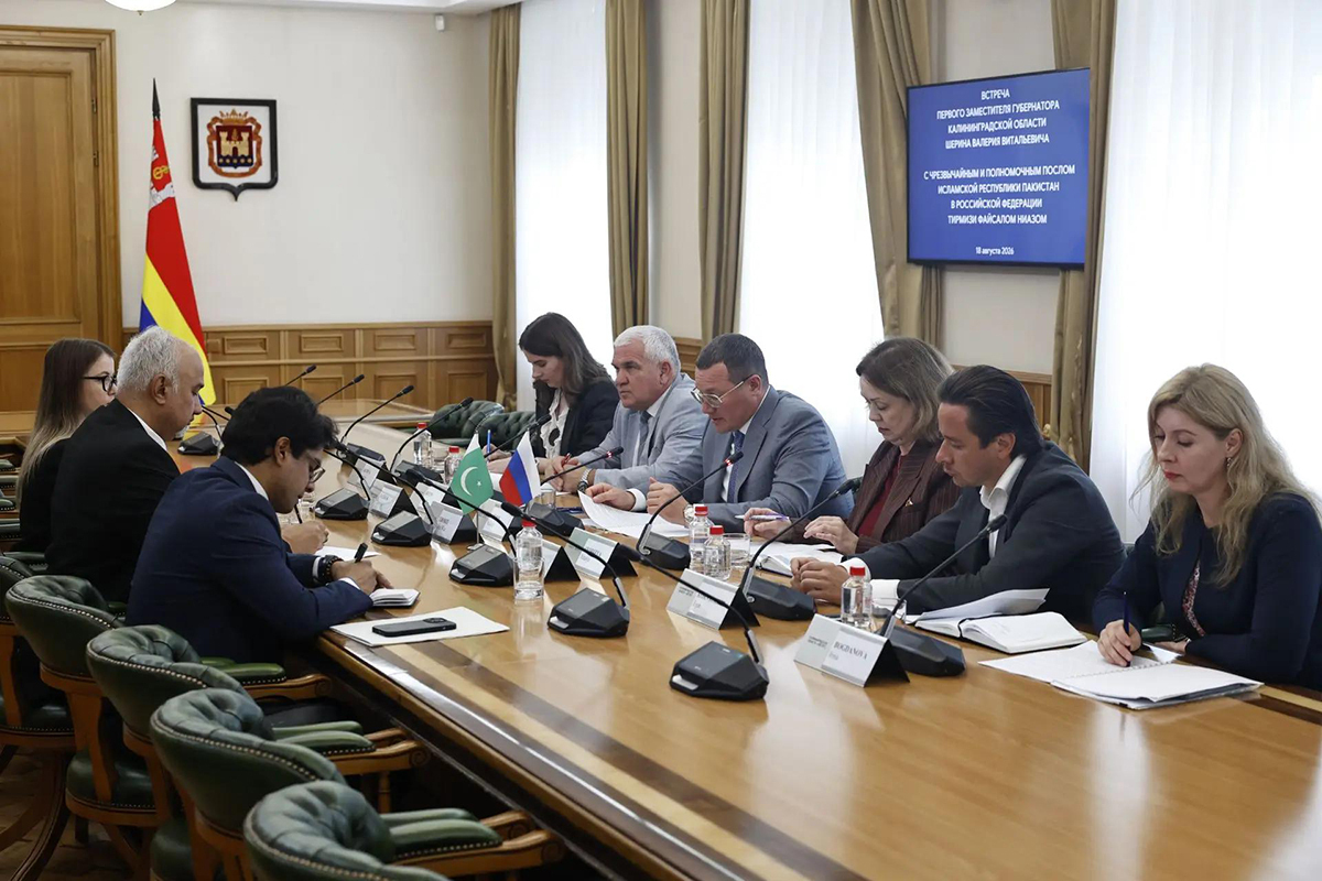 Шерин и посол Пакистана наметили рост экспорта в Калининграде