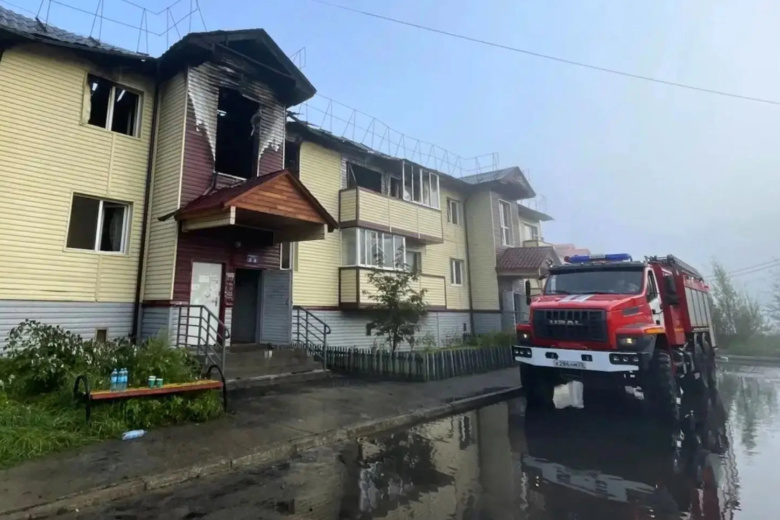 Пенсионерка погибла после страшного пожара в двухэтажном доме