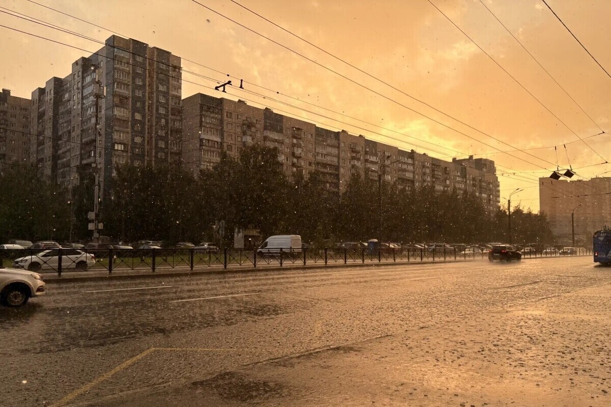 В Петербурге за утро 19 августа выпала пятая часть месячной нормы осадков