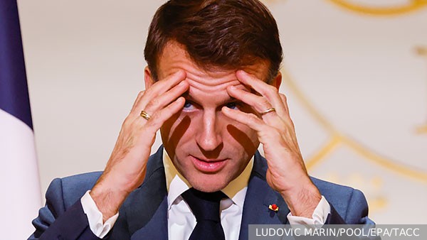 Остатки репутации Макрона уничтожили жара и гидроцикл