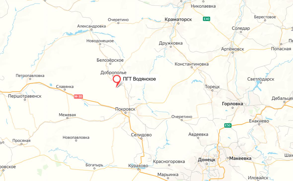 Минобороны заявило о контроле над Водянским в ДНР