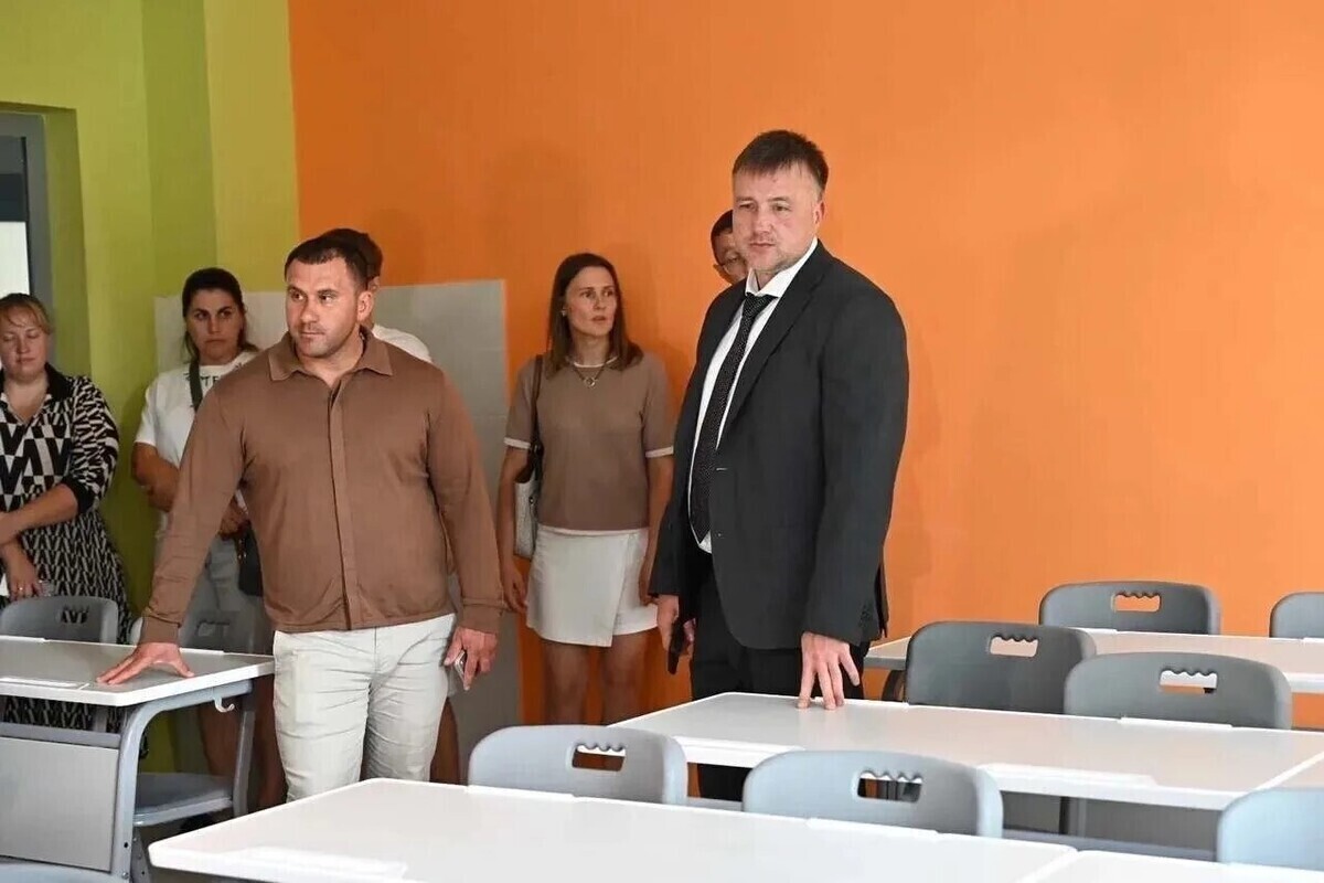 Алексей Шимко проверил ремонт Липицкой школы