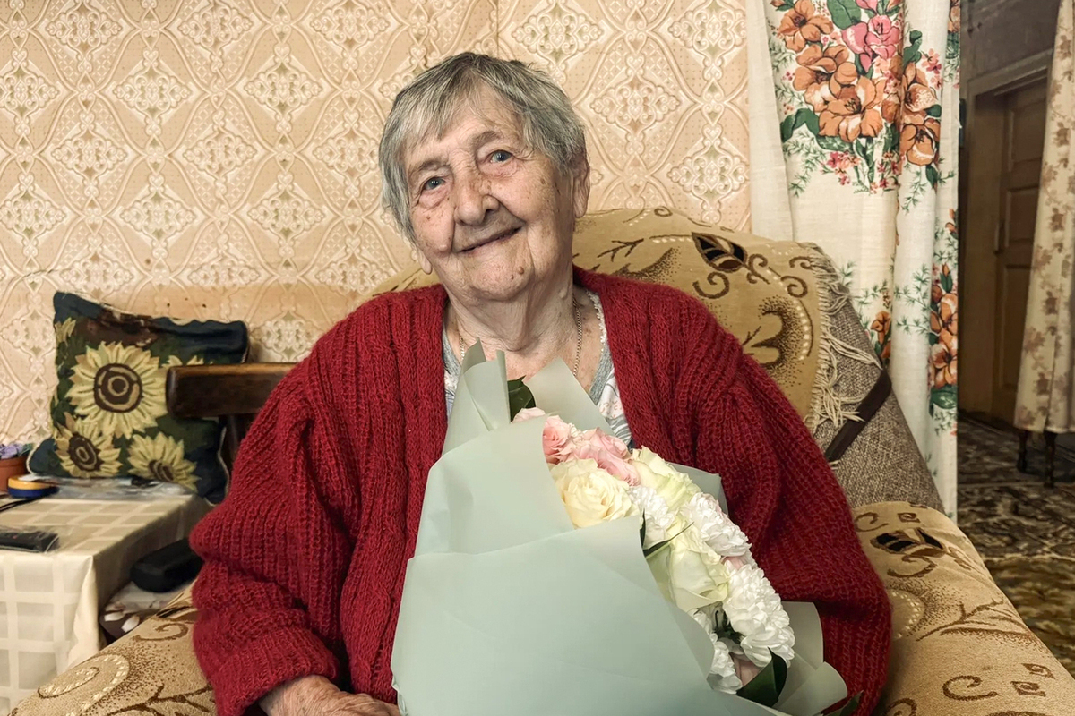 101 год исполнился ветерану войны и труженице тыла из Твери Вере Григорьевой