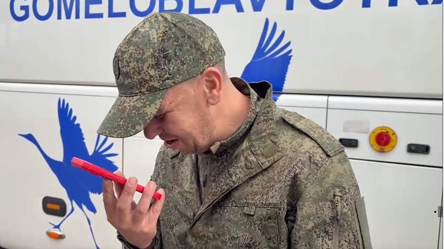 Вернувшиеся из плена российские военные позвонили родным