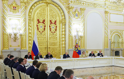 Путин на заседании Совета по стратегическому развитию и нацпроектам. Видеотрансляция