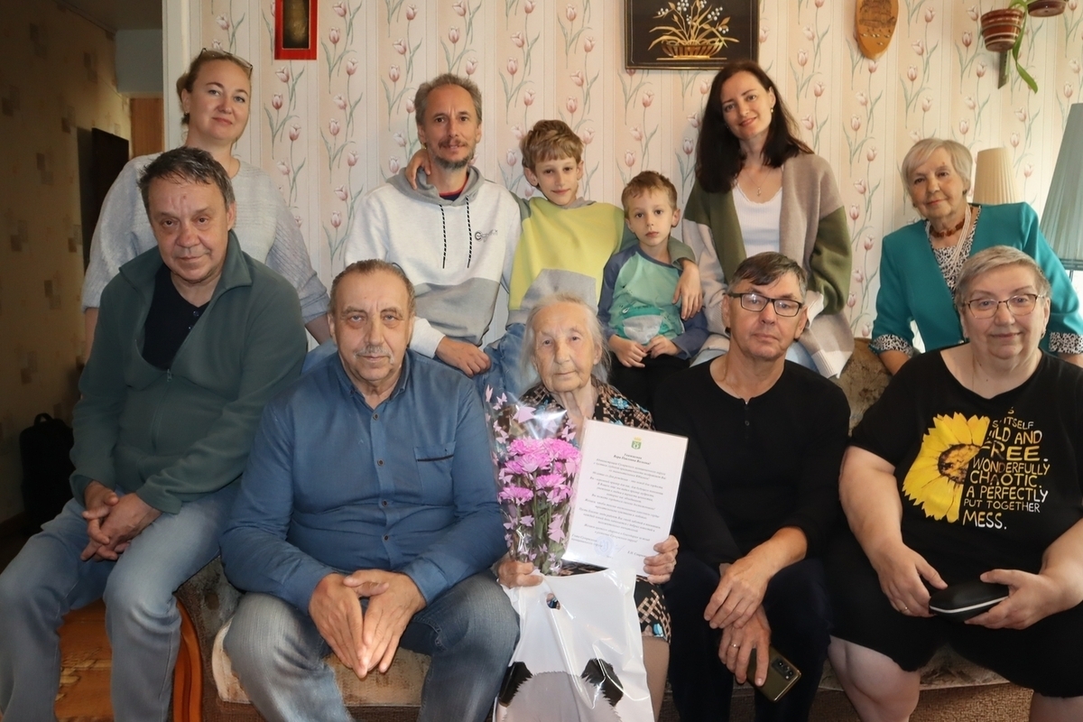 Свой 90-летний юбилейный день рождения отметила жительница Суоярви Вера Волкова