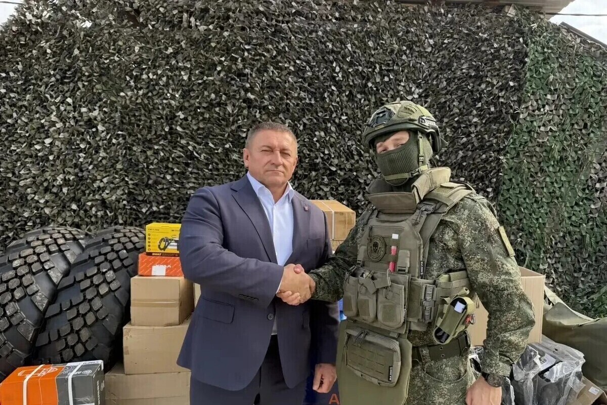 Тульский Минтранс передал оборудование воинской части в Щекинском районе