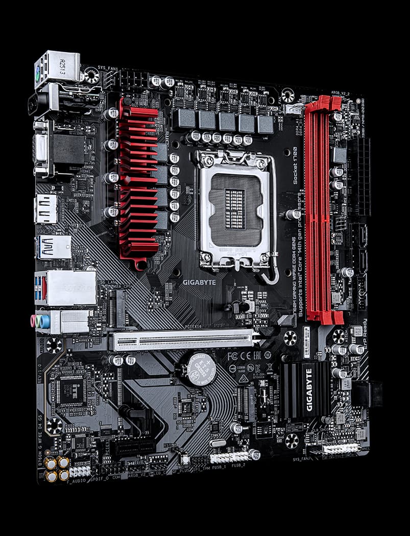 Старый сокет, старая память, зато PCIe 5.0 и Wi-Fi 6E. Gigabyte выпустила системную плату B760M Gaming WIFI6E DDR4 Gen5