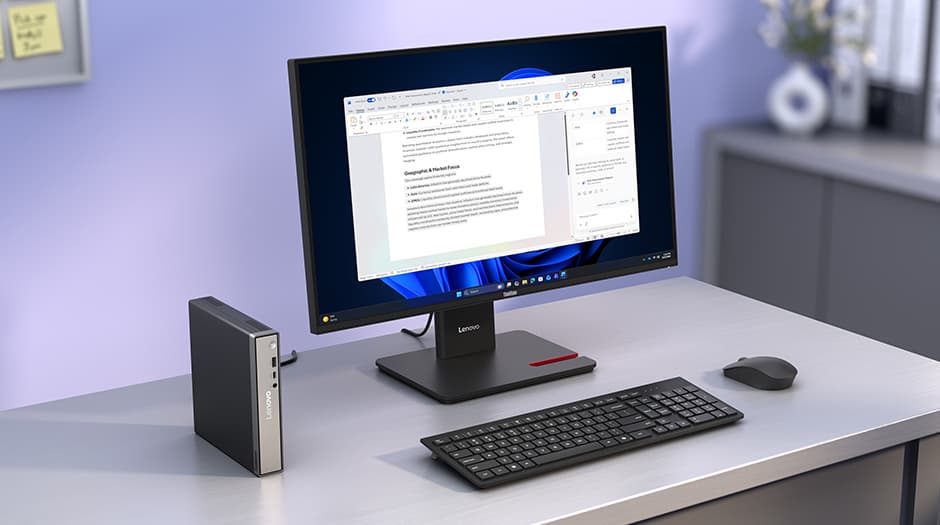 ?Литрушка» Lenovo с новейшим процессором Intel внутри. Компания представила мини-ПК ThinkCentre Neo 50q Gen 7