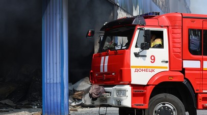 Торговый центр «Галактика» в Макеевке полностью выгорел после атаки ВСУ