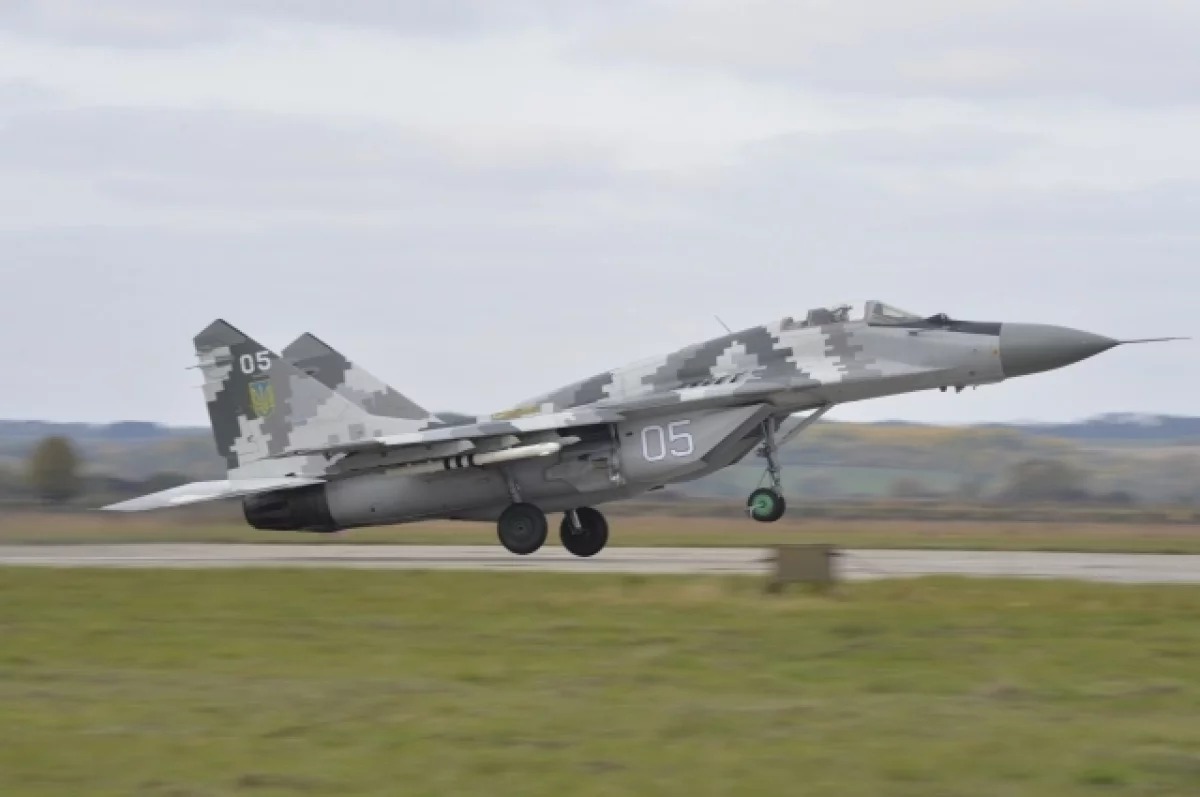 Истребитель МиГ-29 ВСУ разбился в Одесской области