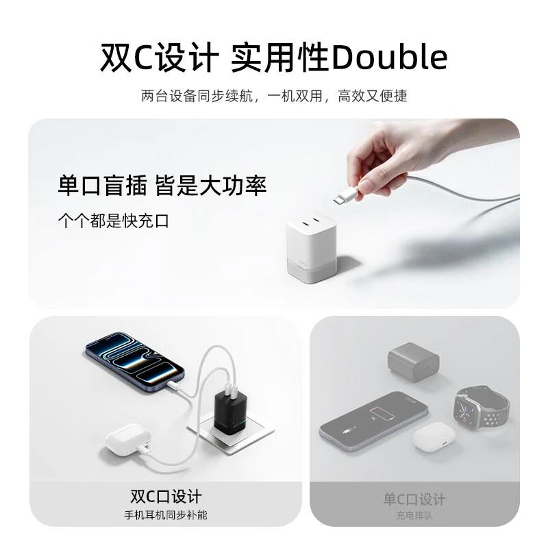 Нитрид галлия, два USB-C, зарядка iPhone 17 Pro до 50% за 20 минут и компактный складной корпус. Представлена зарядка Cuktech CP6