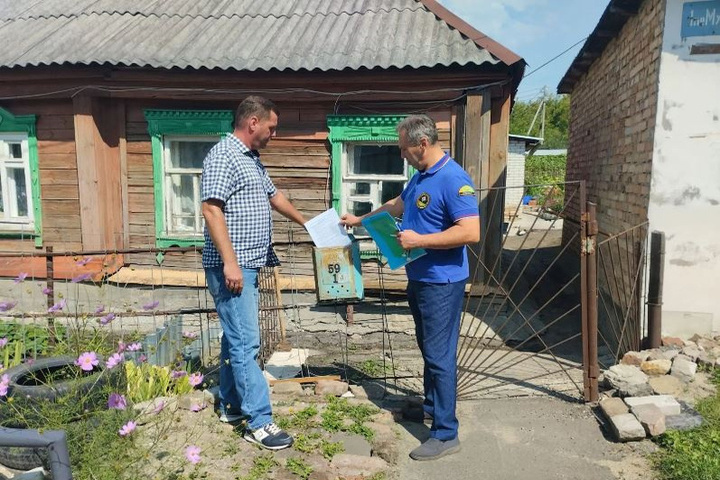 Жителям Октябрьского района напомнили о пожарной безопасности