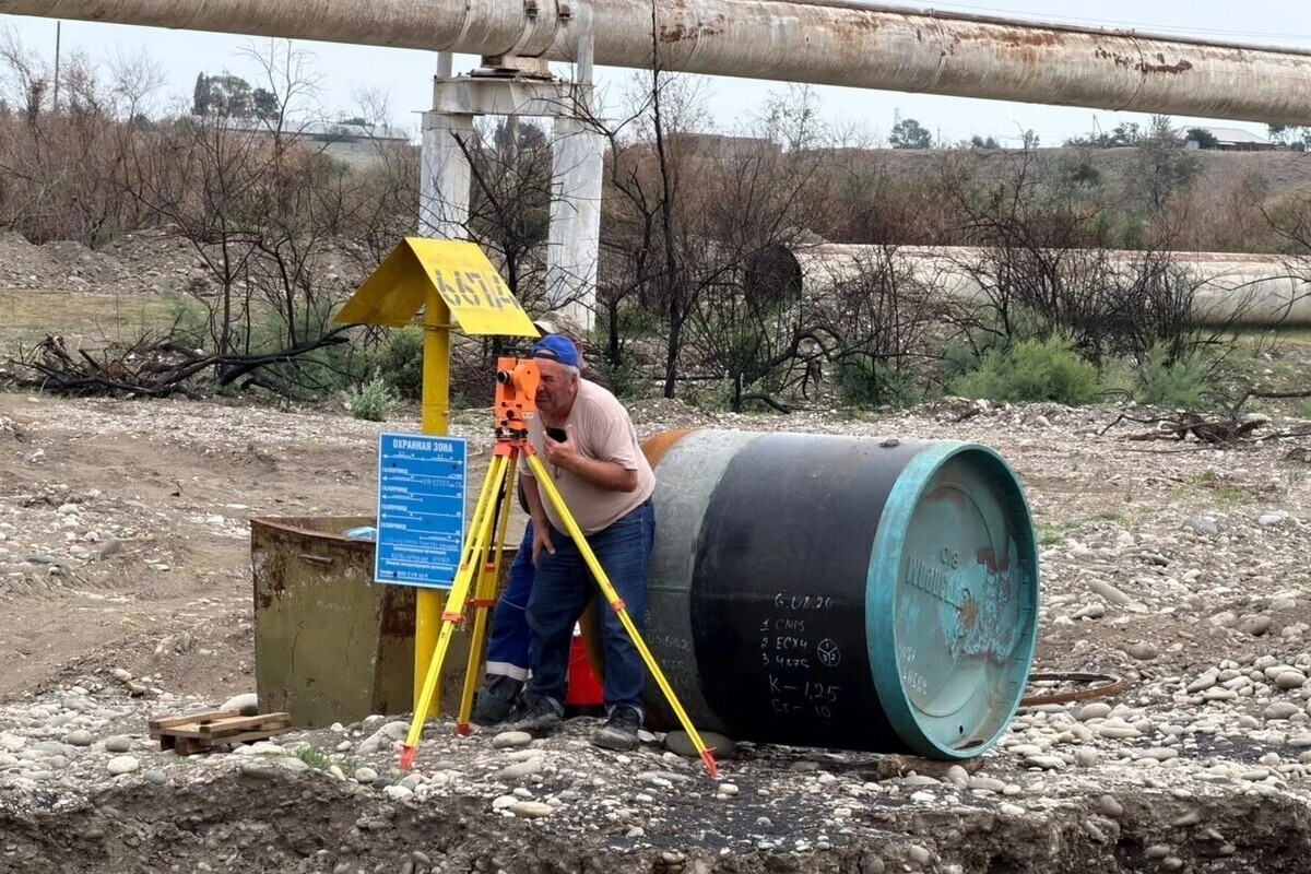 Для ремонта газопровода в Дагестане изменили русло Сулака