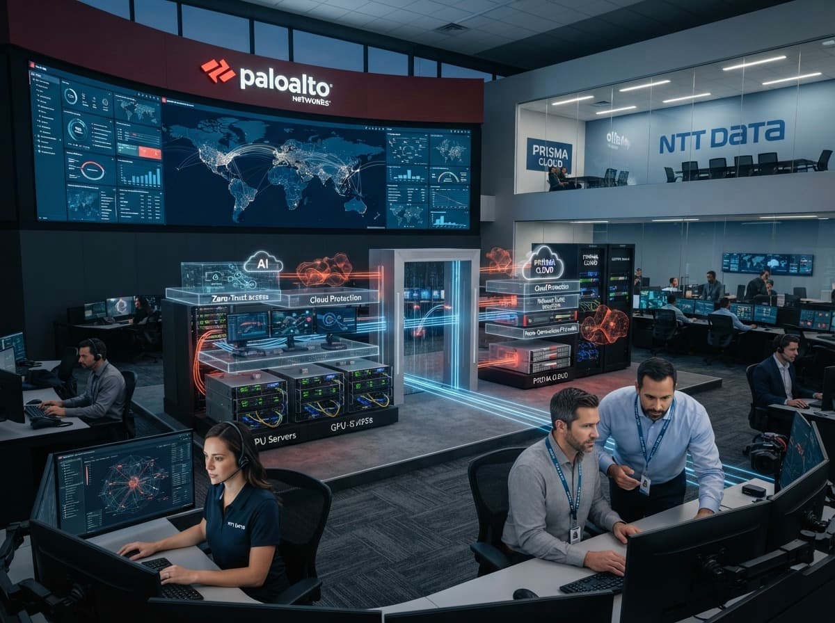 ИИ-агенты, облака и корпоративные сети защитят на $1 млрд: Palo Alto Networks и NTT DATA заключили глобальный альянс