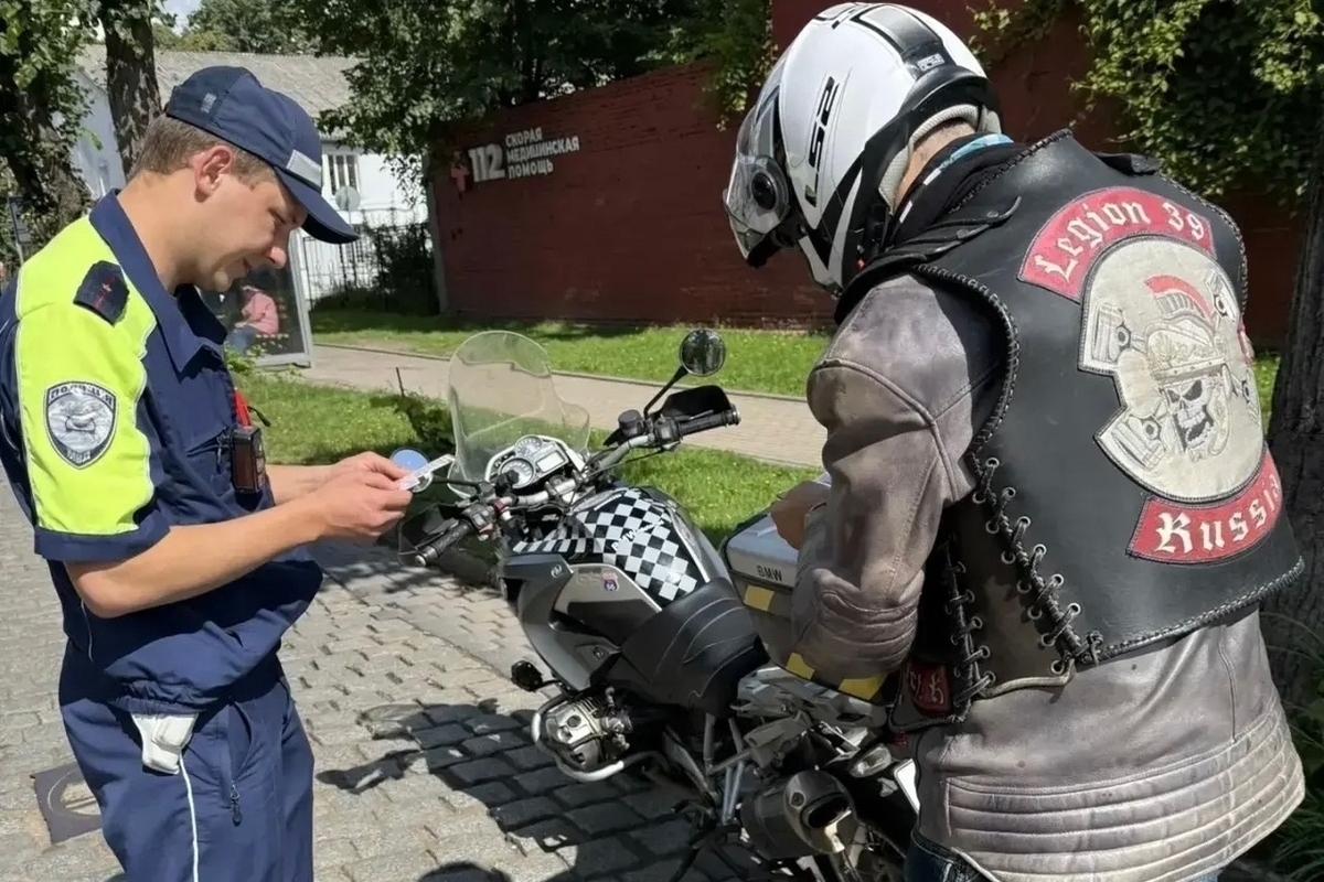 В Калининграде начались рейды против нарушителей на мотоциклах