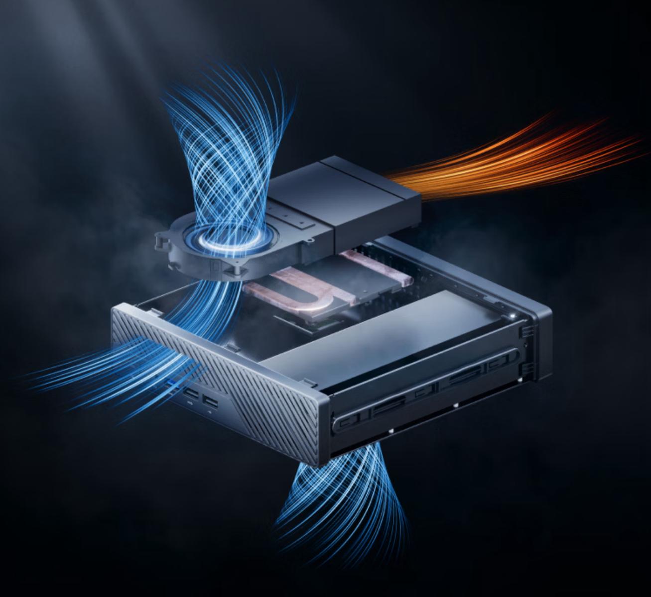 Мини-ПК Minisforum получил 128 ГБ ОЗУ и два 10-гигабитных SFP+