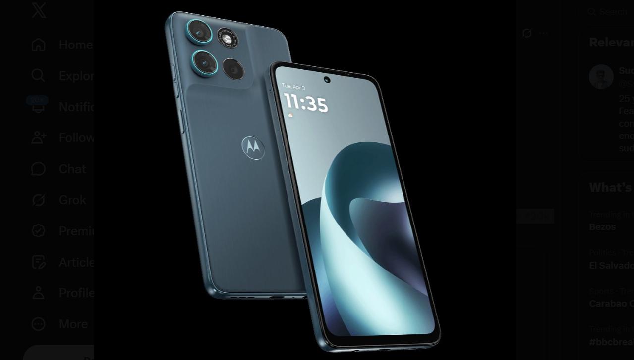Зарядка раз в три дня, огромная батарея, камера Sony и IP64 и Snapdragon 6s Gen 4: смартфон Moto G Max показали до анонса