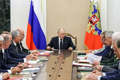 Путин обсудил обеспечение безопасности в Арктике на совещании СБ