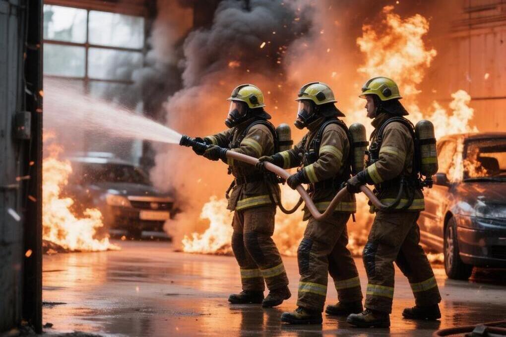 При пожаре в Домодедово пострадали два человека