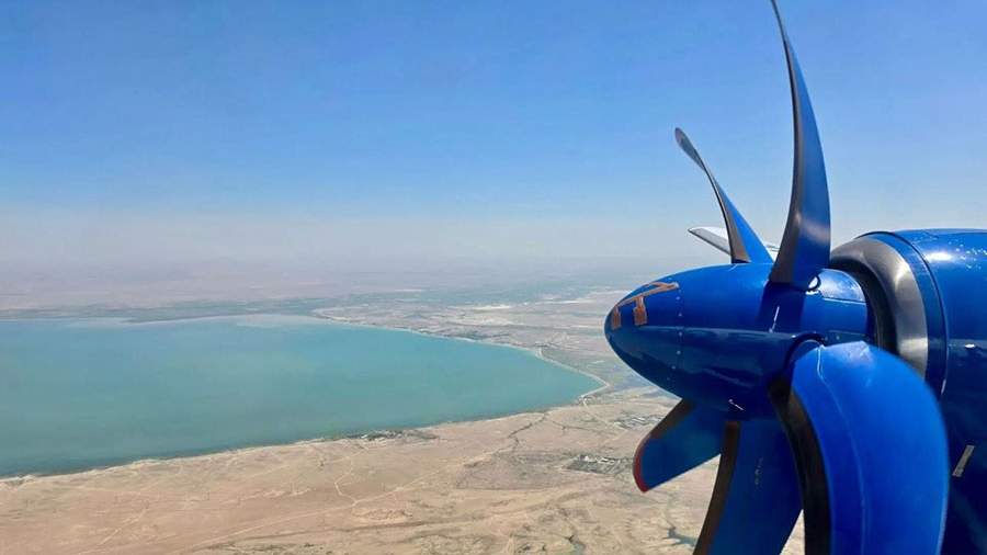 Самолет Ил-114-300 прошел испытания в жару до +42 градусов в Узбекистане