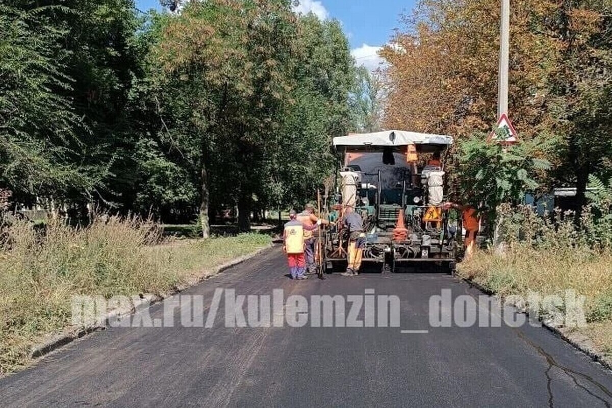В Донецке провели комплексный ремонт дорог