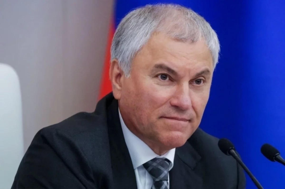 Володин назвал флаг России символом единства народа