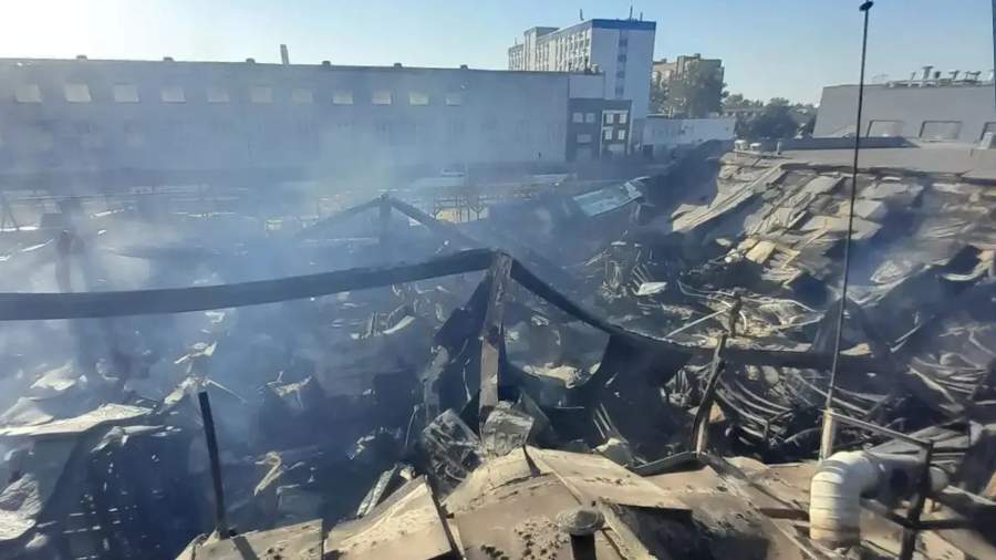 ВСУ полностью уничтожили магазин стройматериалов в Мелитополе