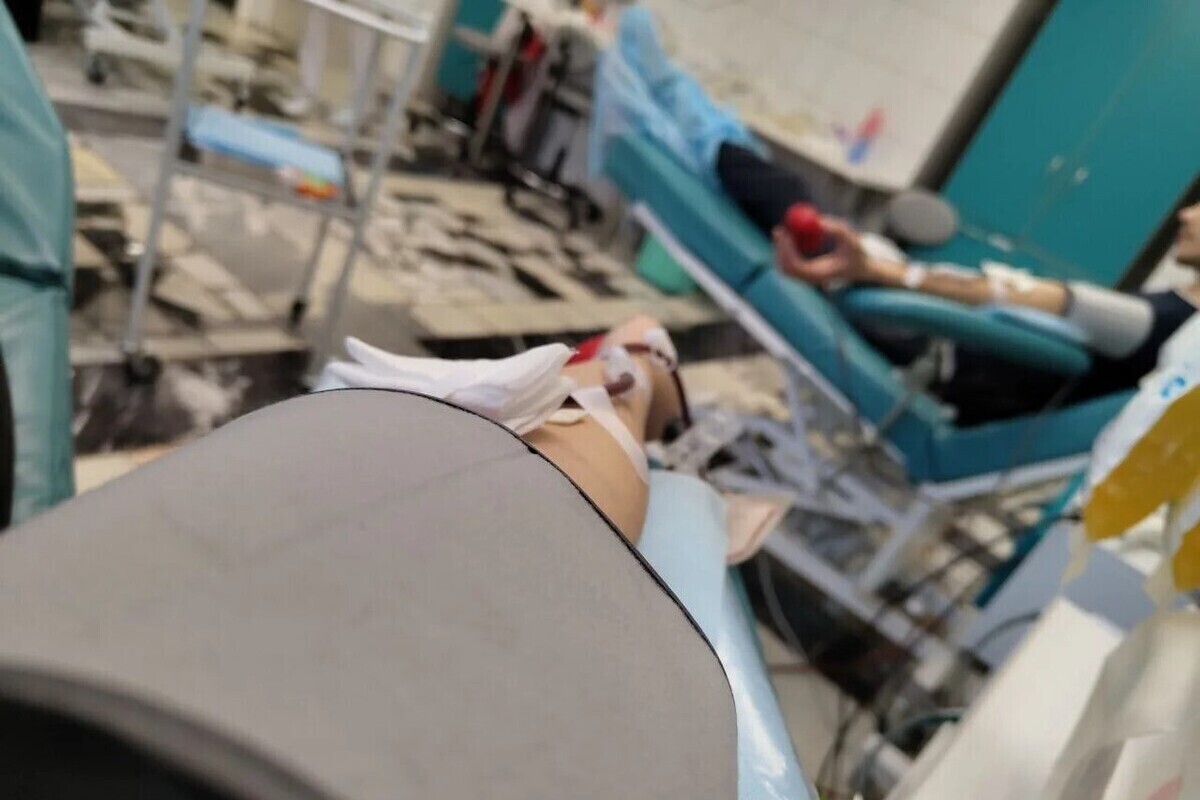 Заполярный поделился кровью 45 доноров на выездной акции