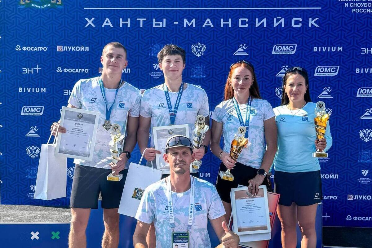 Команда Ленобласти завоевала медали на эстафете Чемпионата РФ по лыжероллерам