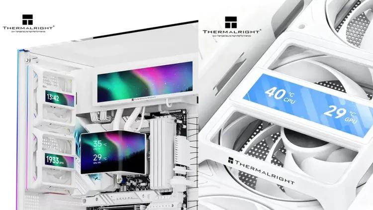 Для тех, кому обычной RGB-подсветки мало: Thermalright выпустила 3,69-дюймовый экран к обычному корпусному вентилятору