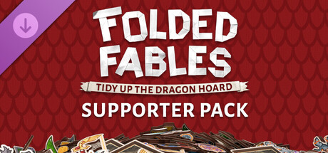 Обложка игры Folded Fables: Tidy Up The Dragon Hoard Supporter Pack (PDF Coloring Book)